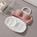 3D Support Bra Laundry Bag, Thick Mesh Bra Wash Bag with Zipper & Handle, Anti-Deformation Bra Protector for Washing Machine - Gray