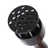 Stainless Steel Meat Tenderizer, 2.5cm Needle Pricker with Safety Guard & Automatic Rebound, for Steak, Pork, Chicken, BBQ & Marinade - White