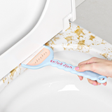Multi-Functional Toilet Gap Cleaning Scraper, Long-Handled, Hands-Free Bathroom Hard-to-Reach Corner Cleaner, Clamp Cleaning Tool—Blue In Australia - Darrahopens
