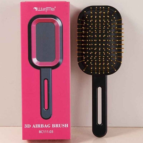 3D Air Cushion Hair Brush, Multi-function Scalp Massage Detangler Comb for Home Hair Styling—Black In Australia - Darrahopens
