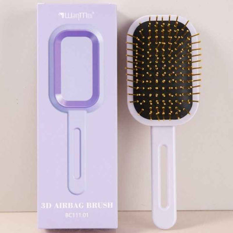3D Air Cushion Hair Brush, Multi-function Scalp Massage Detangler Comb for Home Hair Styling—Light Purple In Australia - Darrahopens