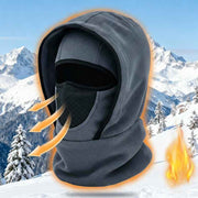 Fleece-Lined Winter Balaclava, Windproof and Breathable Face & Neck Warmer for Cycling and Outdoor Sports - Gray In Australia - Darrahopens