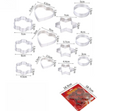 Stainless Steel Cookie Cutter Sets, DIY Press Baking Molds for Homemade Cookies & Pastries—12-Piece Star-Shaped Set In Australia - Darrahopens