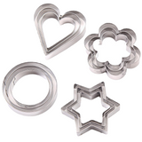 Stainless Steel Cookie Cutter Sets, DIY Press Baking Molds for Homemade Cookies & Pastries—12-Piece Star-Shaped Set In Australia - Darrahopens