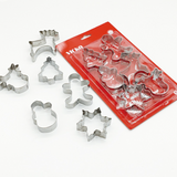 Stainless Steel Cookie Cutter Sets, DIY Press Baking Molds for Homemade Cookies & Pastries—6-Piece Christmas-Shaped Set In Australia - Darrahopens