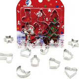 Stainless Steel Cookie Cutter Sets, DIY Press Baking Molds for Homemade Cookies & Pastries—Christmas Shapes, 10-Piece Set In Australia - Darrahopens