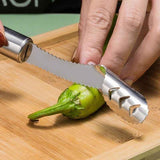 Stainless Steel Pepper Corer, Household Seed Remover Tool for Green Pepper, Bell Pepper & Bitter Melon In Australia - Darrahopens