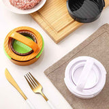 Detachable Hamburger Patty Press Mold, Homemade Beef Burger Maker DIY Kitchen Tool—Black In Australia - Darrahopens