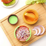 Detachable Hamburger Patty Press Mold, Homemade Beef Burger Maker DIY Kitchen Tool—White In Australia - Darrahopens