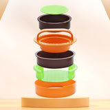 Detachable Hamburger Patty Press Mold, Homemade Beef Burger Maker DIY Kitchen Tool—Yellow