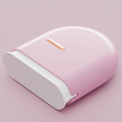 Portable Ventilated Retainer Case, Orthodontic Invisible Braces & Denture Storage Box with Tool Compartment—Pink