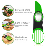 3-in-1 Avocado Slicer and Cutter, Multi-Functional Avocado Pitter & Slicing Tool for Fruit Prep—Green In Australia - Darrahopens