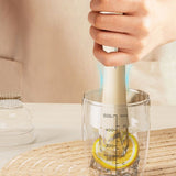 Ice Muddler, Fruit Crushing Muddler for Homemade Milk Tea & Lemon Drinks—Yellow