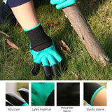 1 Pair of Garden Gloves with Claws, Non-Slip Protective Work Gloves for Planting, Digging, and Weeding—Green In Australia - Darrahopens