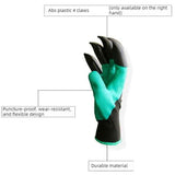 1 Pair of Garden Gloves with Claws, Non-Slip Protective Work Gloves for Planting, Digging, and Weeding—Green In Australia - Darrahopens