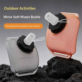 Silicone Wrist-Worn Sports Water Bottle, 200ml Portable Soft Water Cup for Cycling, Running, and Hiking—White In Australia - Darrahopens