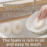 Donut Honeycomb Double Sided Dish Sponge With Suction Cup, Kitchen Cleaning Scrubber Set In Australia - Darrahopens