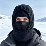 Fleece-Lined Thermal Balaclava, Windproof Face & Neck Cover Hat for Skiing, Cycling, and Outdoor Sports—Black In Australia - Darrahopens