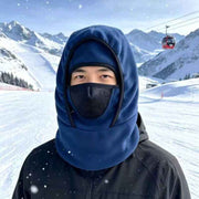 Fleece-Lined Thermal Balaclava, Windproof Face & Neck Cover Hat for Skiing, Cycling, and Outdoor Sports—Blue In Australia - Darrahopens
