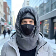 Fleece-Lined Thermal Balaclava, Windproof Face & Neck Cover Hat for Skiing, Cycling, and Outdoor Sports—Gray In Australia - Darrahopens