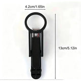 Magnifying Glass Nail Clippers for Seniors, Anti-Splash, Effortless Nail Cutter for Thick, Hard Nails—Black