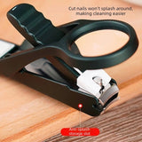 Magnifying Glass Nail Clippers for Seniors, Anti-Splash, Effortless Nail Cutter for Thick, Hard Nails—Green