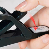Magnifying Glass Nail Clippers for Seniors, Anti-Splash, Effortless Nail Cutter for Thick, Hard Nails—Green
