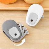 3-in-1 Retractable Portable Peeler,Magnetic-Multi-functional Fruit and Vegetable Peeling Tool —White In Australia - Darrahopens