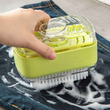 Multi-Function Soap Foaming Box with Roller, No-Rub Drain, Soap Storage Case, and Integrated Laundry Brush—Blue In Australia - Darrahopens