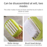Multi-Function Soap Foaming Box with Roller, No-Rub Drain, Soap Storage Case, and Integrated Laundry Brush—Blue In Australia - Darrahopens