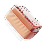 Multi-Function Soap Foaming Box with Roller, No-Rub Drain, Soap Storage Case, and Integrated Laundry Brush—Orange In Australia - Darrahopens
