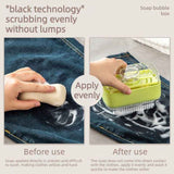 Multi-Function Soap Foaming Box with Roller, No-Rub Drain, Soap Storage Case, and Integrated Laundry Brush—Orange In Australia - Darrahopens