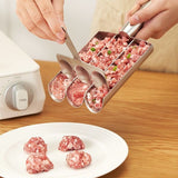 304 Stainless Steel Meatball Maker,  Paste Rice Ball Mold with Scoop for the Kitchen—Single Tube