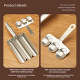 304 Stainless Steel Meatball Maker, Multi-size Paste Rice Ball Mold with Scoop for the Kitchen—Three Tubes In Australia - Darrahopens
