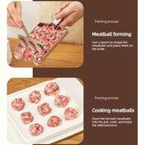 304 Stainless Steel Meatball Maker, Multi-size Paste Rice Ball Mold with Scoop for the Kitchen—Four Tubes In Australia - Darrahopens