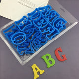 26 Pcs Large Vintage Alphabet Cookie Cutter Set, Plastic Fondant Cake Chocolate Baking Press Molds In Australia - Darrahopens