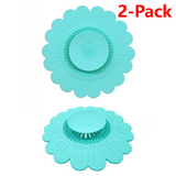 Sunflower Silicone Sink Filter Mat 2-Pack, Anti-Clog Hair, Odor-Proof Drain Cover for Kitchen and Bathroom—Green In Australia - Darrahopens
