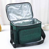 Large Capacity Oxford Cooler Bag, Portable Insulated Lunch Bag for Outdoor Picnics and Office Food Storage—Gray In Australia - Darrahopens