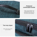 Large Capacity Oxford Cooler Bag, Portable Insulated Lunch Bag for Outdoor Picnics and Office Food Storage—Gray