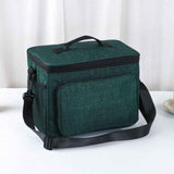 Large Capacity Oxford Cooler Bag, Portable Insulated Lunch Bag for Outdoor Picnics and Office Food Storage—Green In Australia - Darrahopens