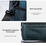 Large Capacity Oxford Cooler Bag, Portable Insulated Lunch Bag for Outdoor Picnics and Office Food Storage—Green