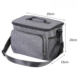 Large Capacity Oxford Cooler Bag, Portable Insulated Lunch Bag for Outdoor Picnics and Office Food Storage—Green