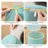 Cylindrical Sandwich Mesh Bra Laundry Bag, Anti-Deformation Underwear Washing Bag — Black In Australia - Darrahopens
