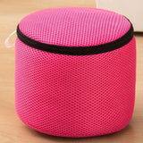 Cylindrical Sandwich Mesh Bra Laundry Bag, Anti-Deformation Underwear Washing Bag — Pink In Australia - Darrahopens