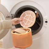 Cylindrical Sandwich Mesh Bra Laundry Bag, Anti-Deformation Underwear Washing Bag — Yellow