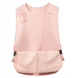 Sleeveless Vest-Style Waterproof and Oil-Resistant Apron, Washable Aprons for Home Kitchens—Pink