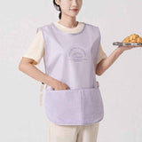 Mesh Breathable Vest-Style Waterproof and Oil-Resistant Apron, Washable Aprons for Home Kitchens—Beige In Australia - Darrahopens