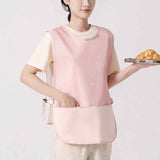 Mesh Breathable Vest-Style Waterproof and Oil-Resistant Apron, Washable Aprons for Home Kitchens—Purple In Australia - Darrahopens