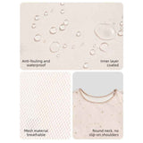 Mesh Breathable Vest-Style Waterproof and Oil-Resistant Apron, Washable Aprons for Home Kitchens—Purple In Australia - Darrahopens