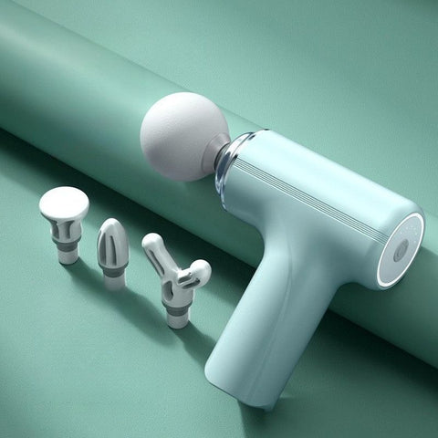Mini Portable Fascia Gun, 6-Speed Deep Tissue Muscle Massager, Electric Massage Gun for Sports and Home Use—Green In Australia - Darrahopens